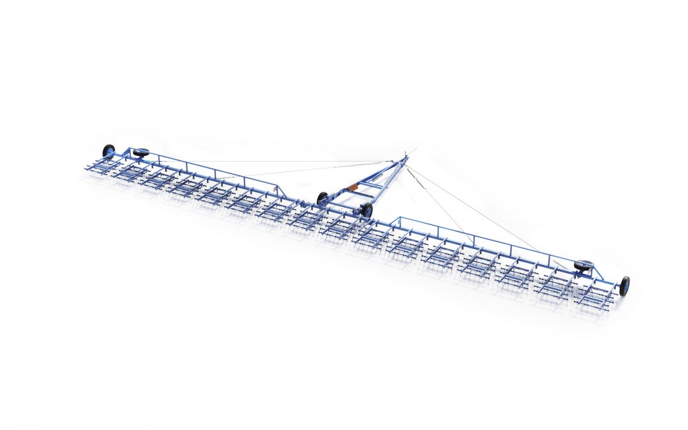 Борона с пружинным зубом гидрофицированная средняя МЕЧТА БЗГ-24